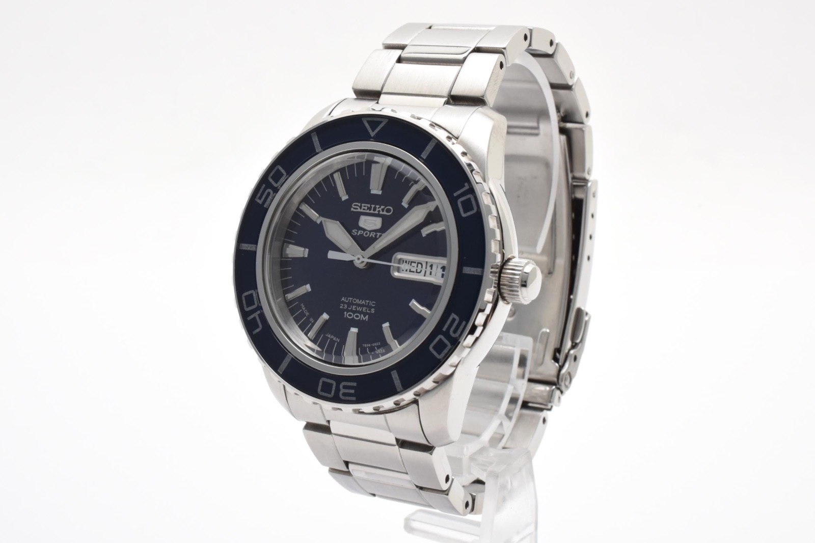 [Near MINT] Seiko 5 Sports 7S36-04N0 Automatic Blue Dial Men’s Watch Japan