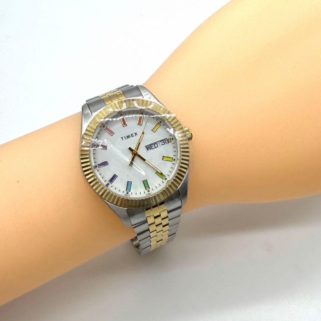 Timex Waterbury Legacy White Dial Two Tone Watch Unused
