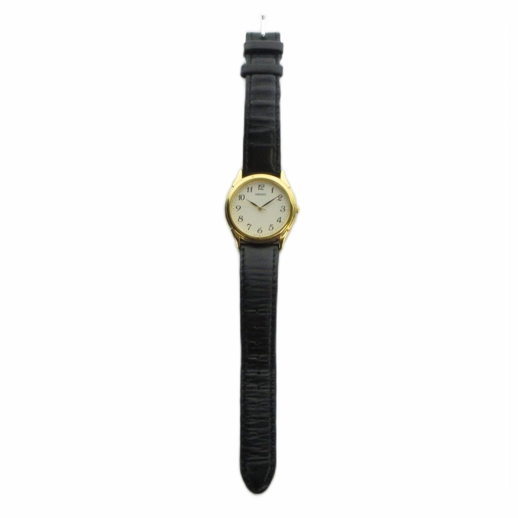 Seiko Spirit 7N01-7140 Men’s Quartz Watch 32mm Gold Stainless Steel B
