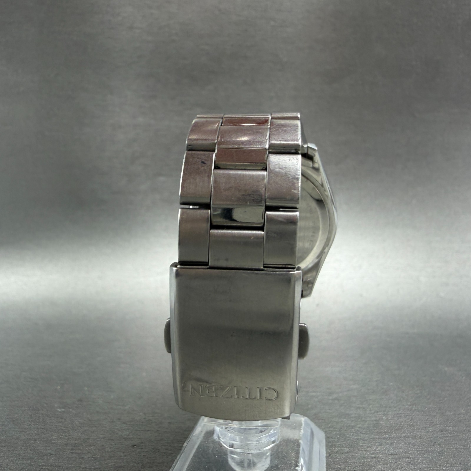 Citizen Watch Men 40mm Blue Dial Two Tone Daydate Round 1102-S066808 New Battery