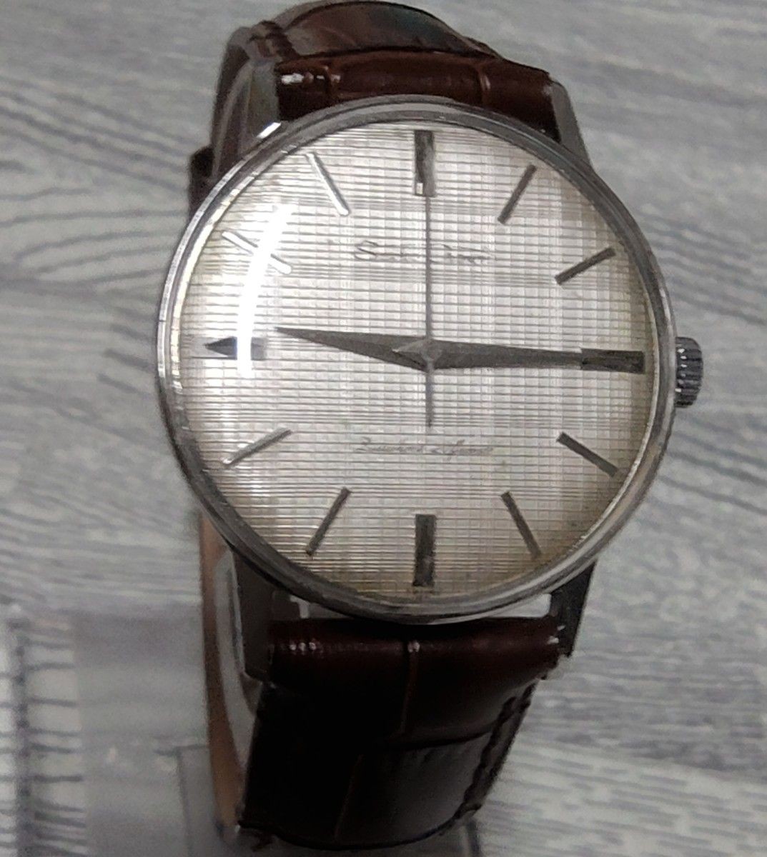 SEIKO Crown Diashock 21 Jewels Manual Used Watch