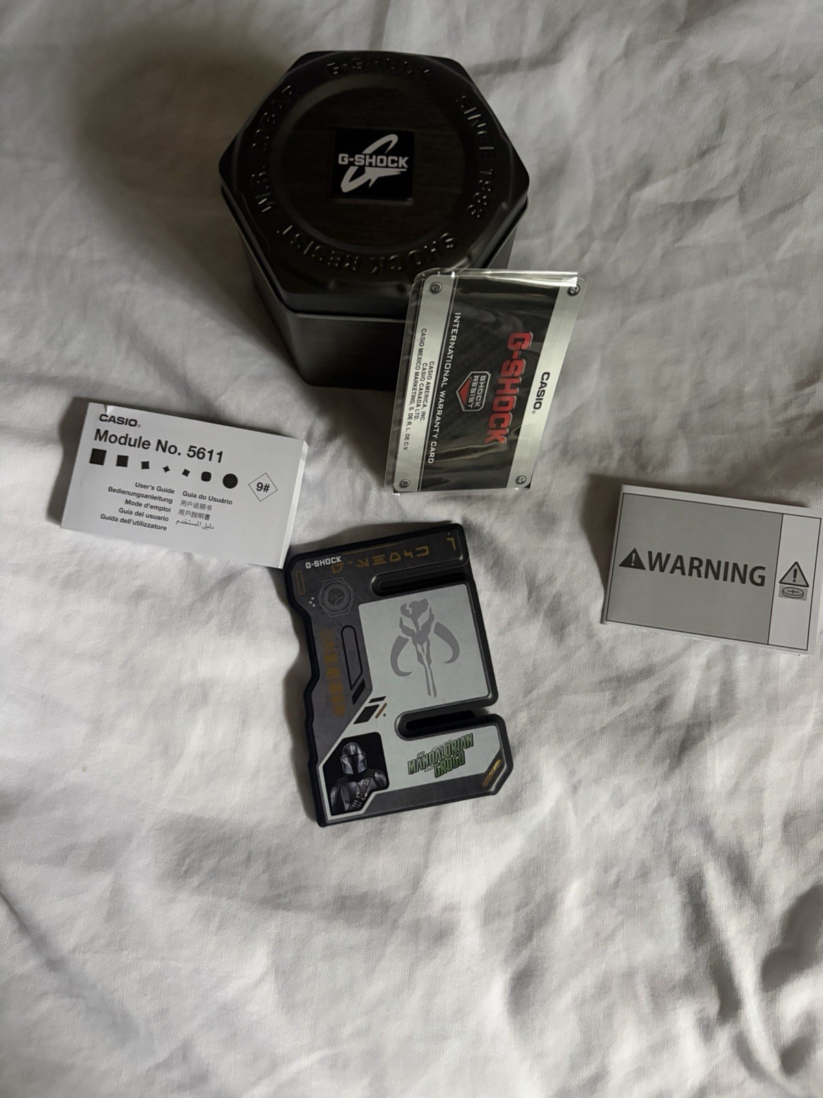 Casio G-SHOCK GM-2100 Star Wars Mandalorian & Grogu 200m Box Manual