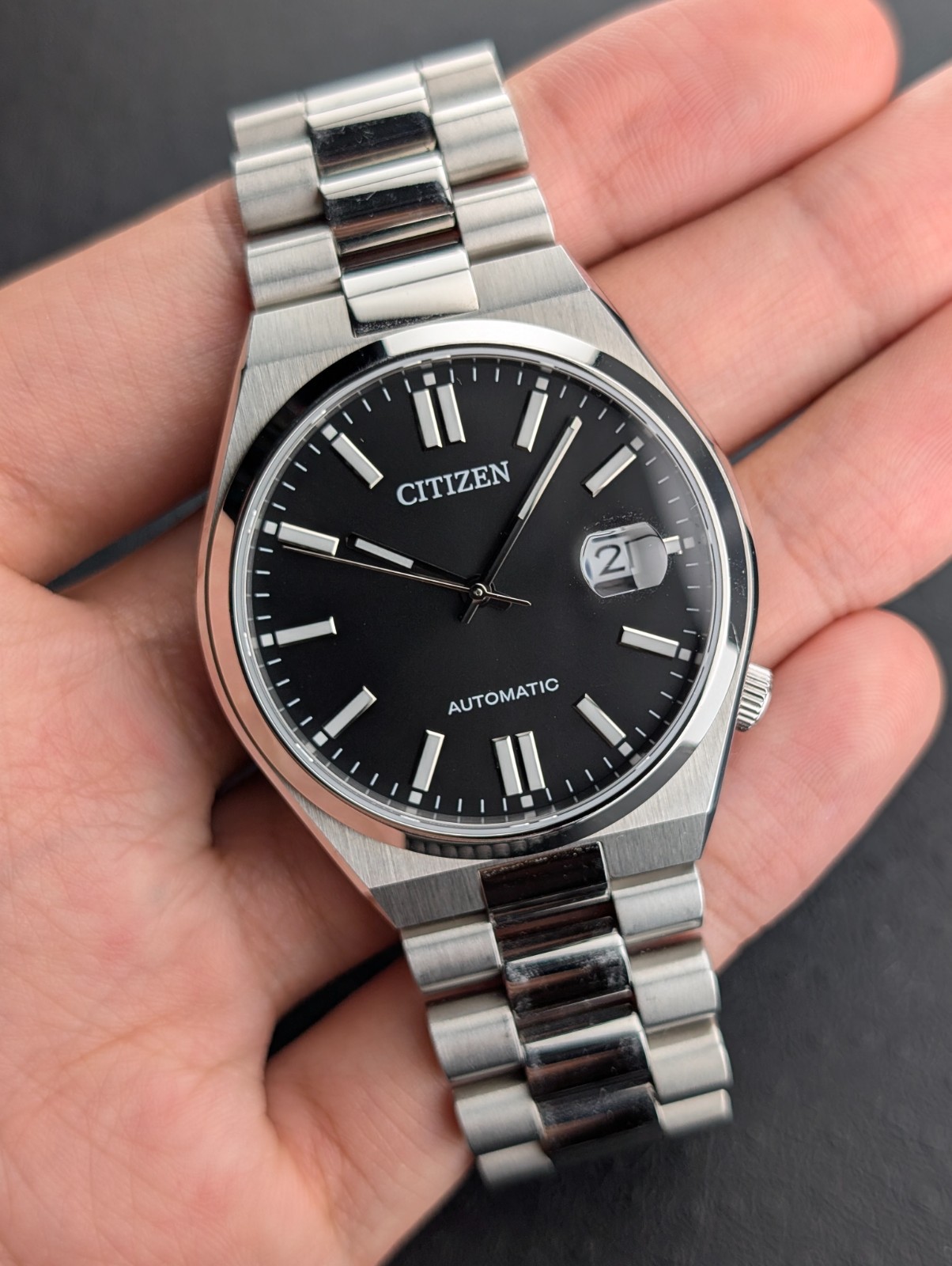citizen automatic tsuyosa watch – 40mm – used in excellent condition