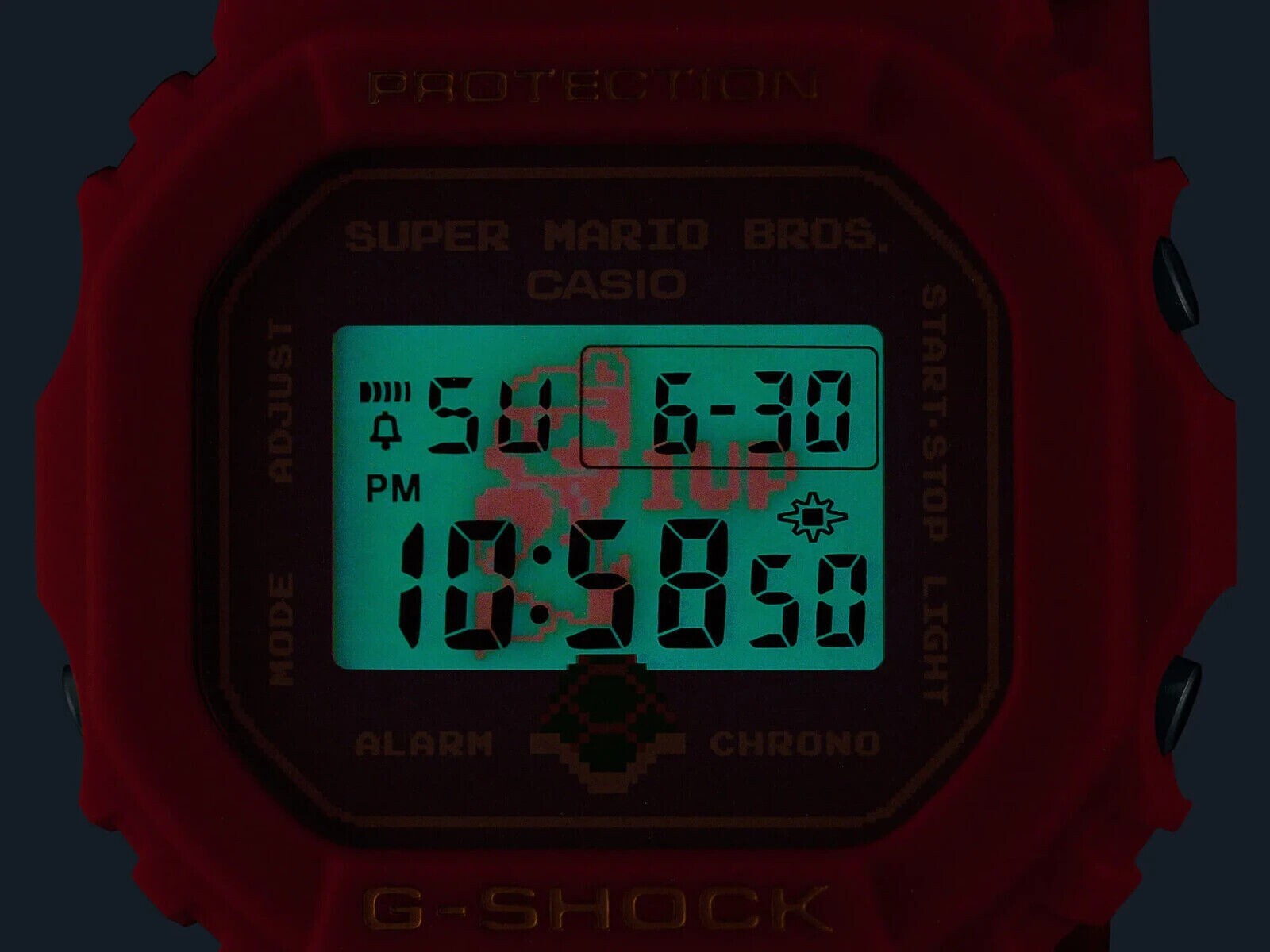 Casio G-Shock Nintendo collaboration Game Super Mario Bros Watch DW-5600SMB-4JR