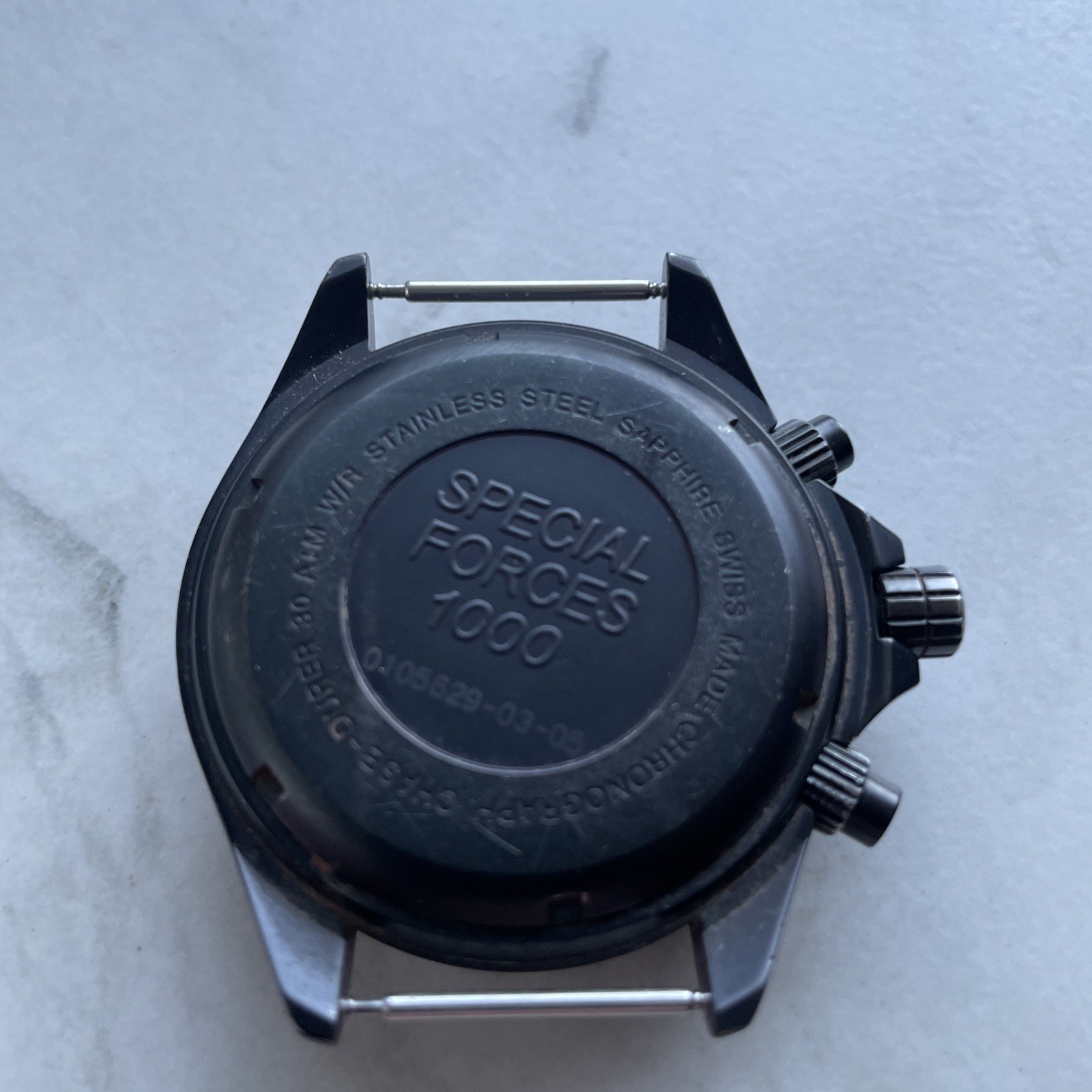 Chase-Durer Special Forces 1000 UDT Black Rare Burn Notice Watch