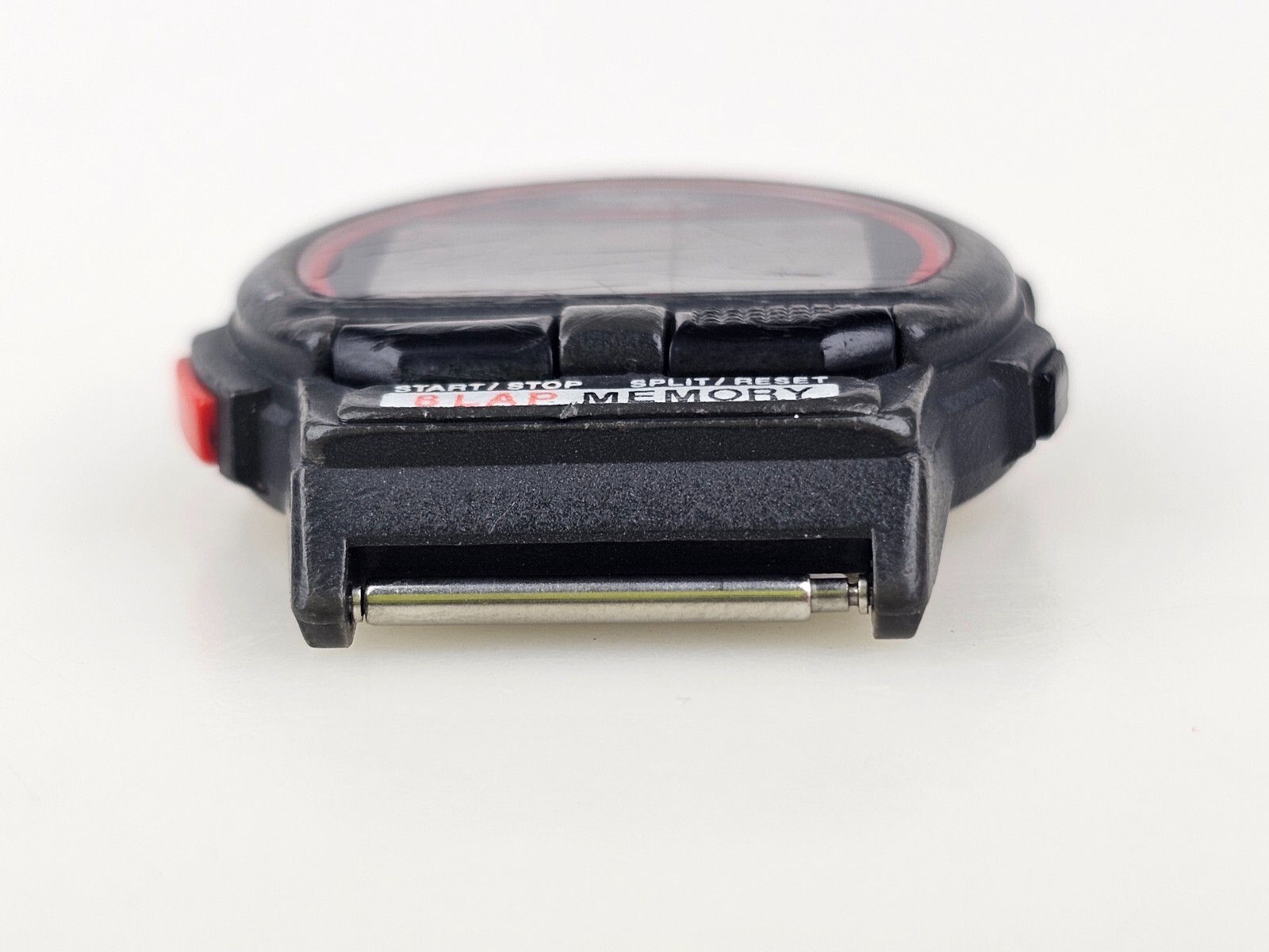 Timex Triathlon Indiglo 8 Lap B9 1994 Black/Grey & Red Wristwatch Tested Working