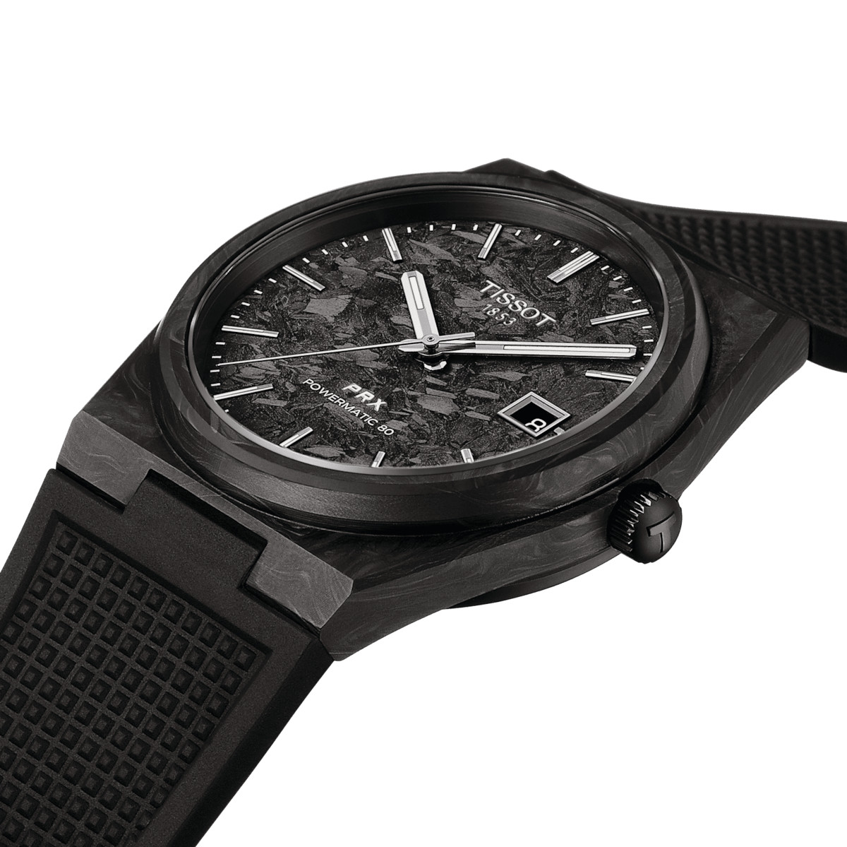 Tissot PRX Powermatic 80 Carbon 40.5 MM Automatic Watch T137.907.97.201.00