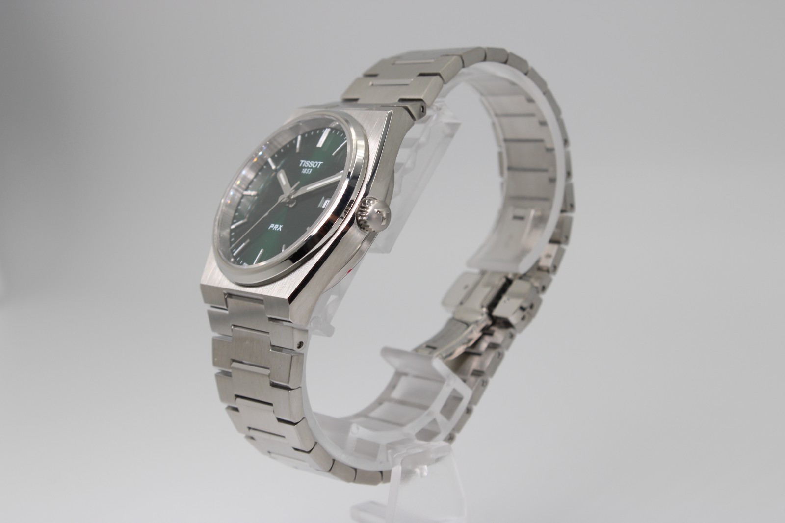 TISSOT PRX T137.210.11.081.00 Quartz Green Dial Unisex Watch 35MM