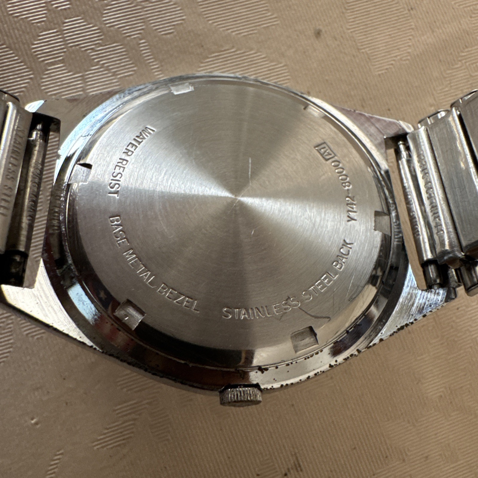 Vintage Lorus By Seiko Y131-8030 Silver White Round Men’s Watch – New Battery