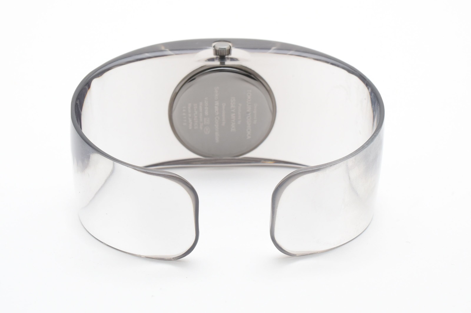 ISSEY MIYAKE VJ20-0100 Clear Bangle Quartz Women’s [Exc +5] Watch From JAPAN