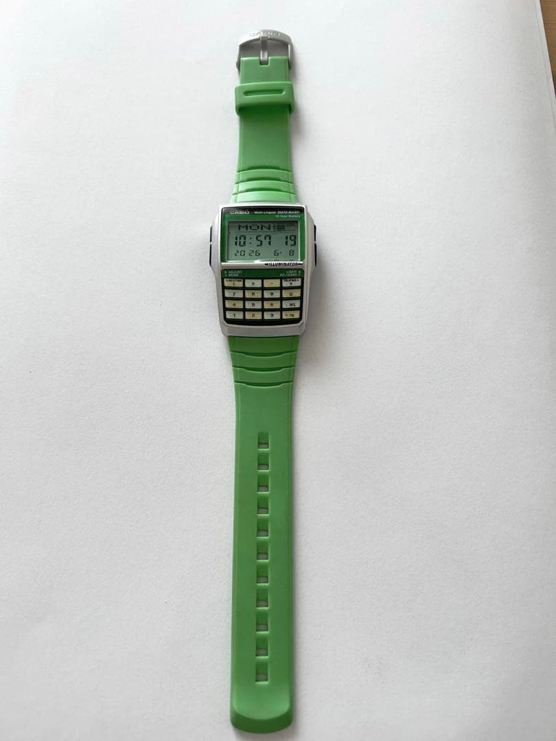 CASIO Data Bank Green
