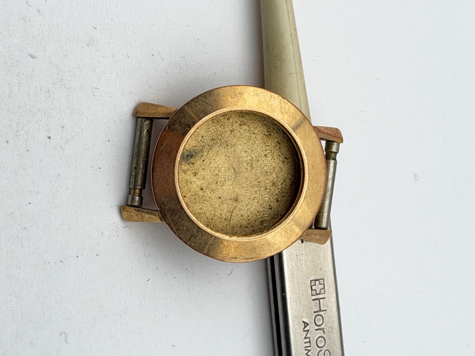 Zenith case gold plated 23-18mm