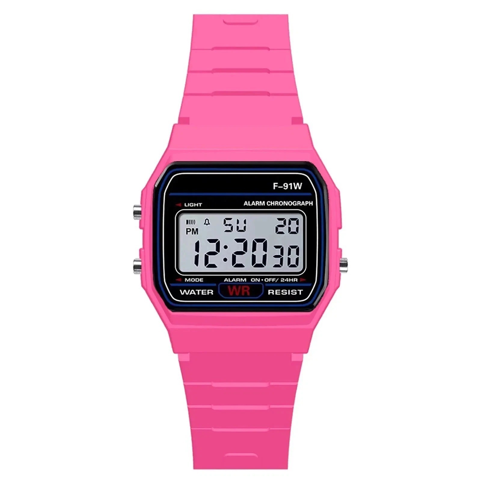 F 91W Classic Digital Resin Strap Watch Stopwatch Chronograph Sport Unisex Men