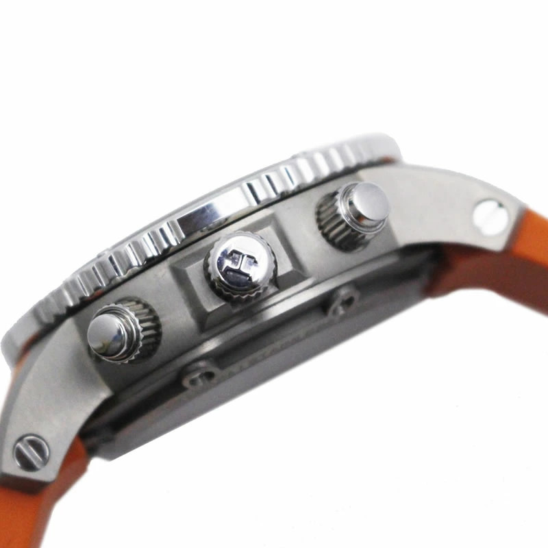 HERMES Clipper Chronograph Titanium CP2.941 Watch Stainless USED