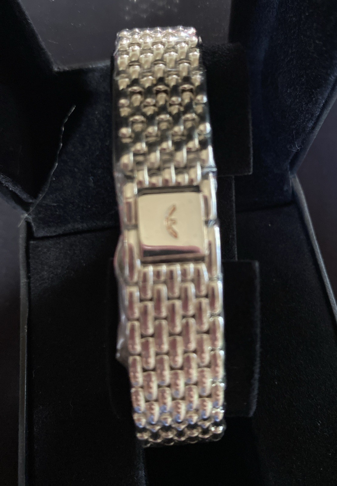 NIB Lady’s Sterling Silver ECCLISSI 925 Bracelet Watch New Battery 7/1/2026