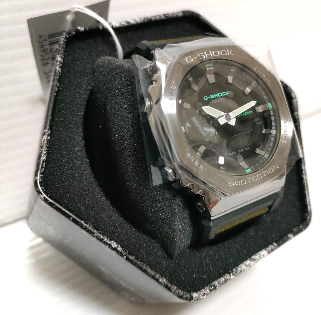 CASIO G-SHOCK GM-2100CB-3AJF Web limited Metal Covered Watch Men’s Olive Green