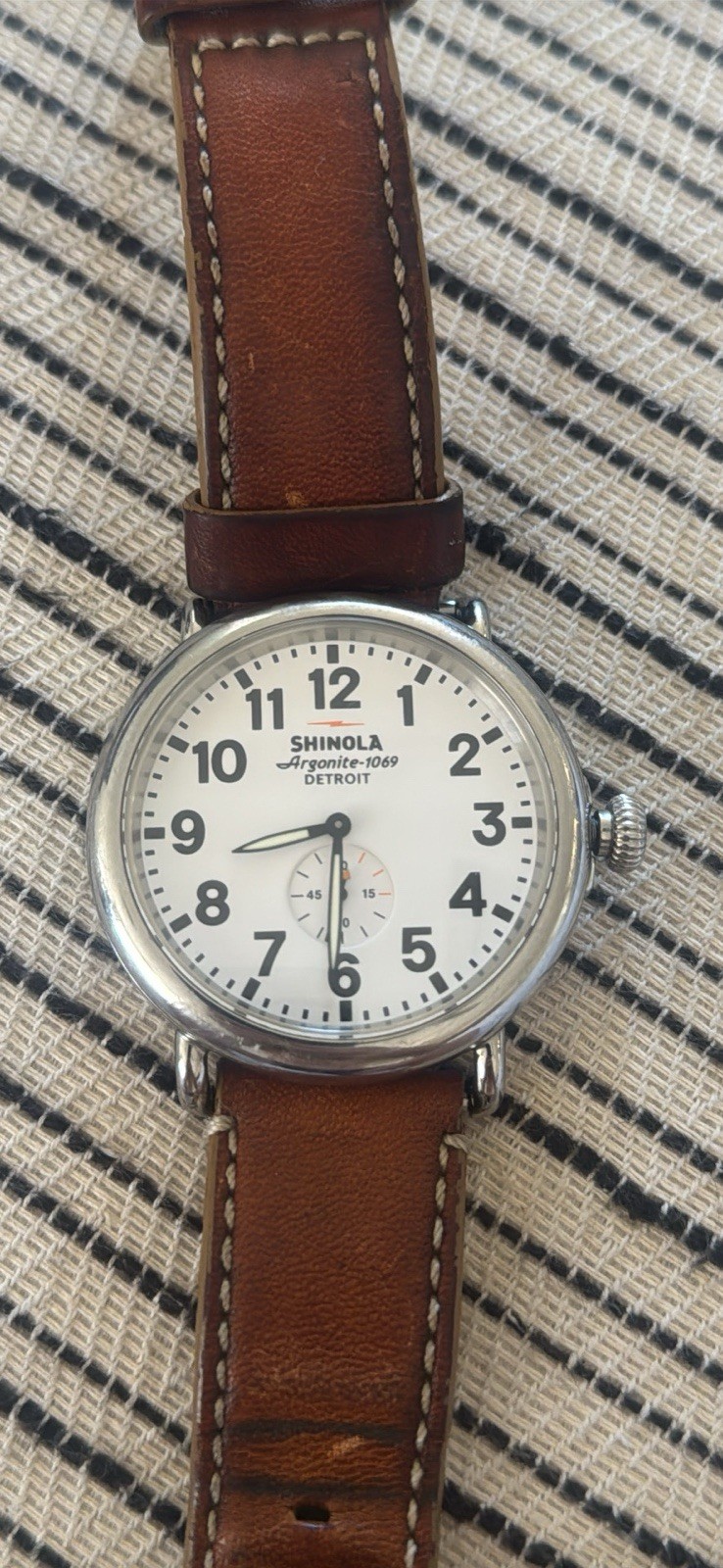 Shinola White Men’s Watch – 1069