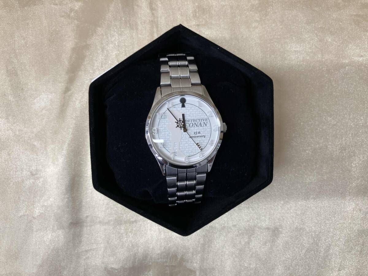 Imperial Enterprise Co. Ltd. Detective Conan 15th Anniversary Official Watch Sil