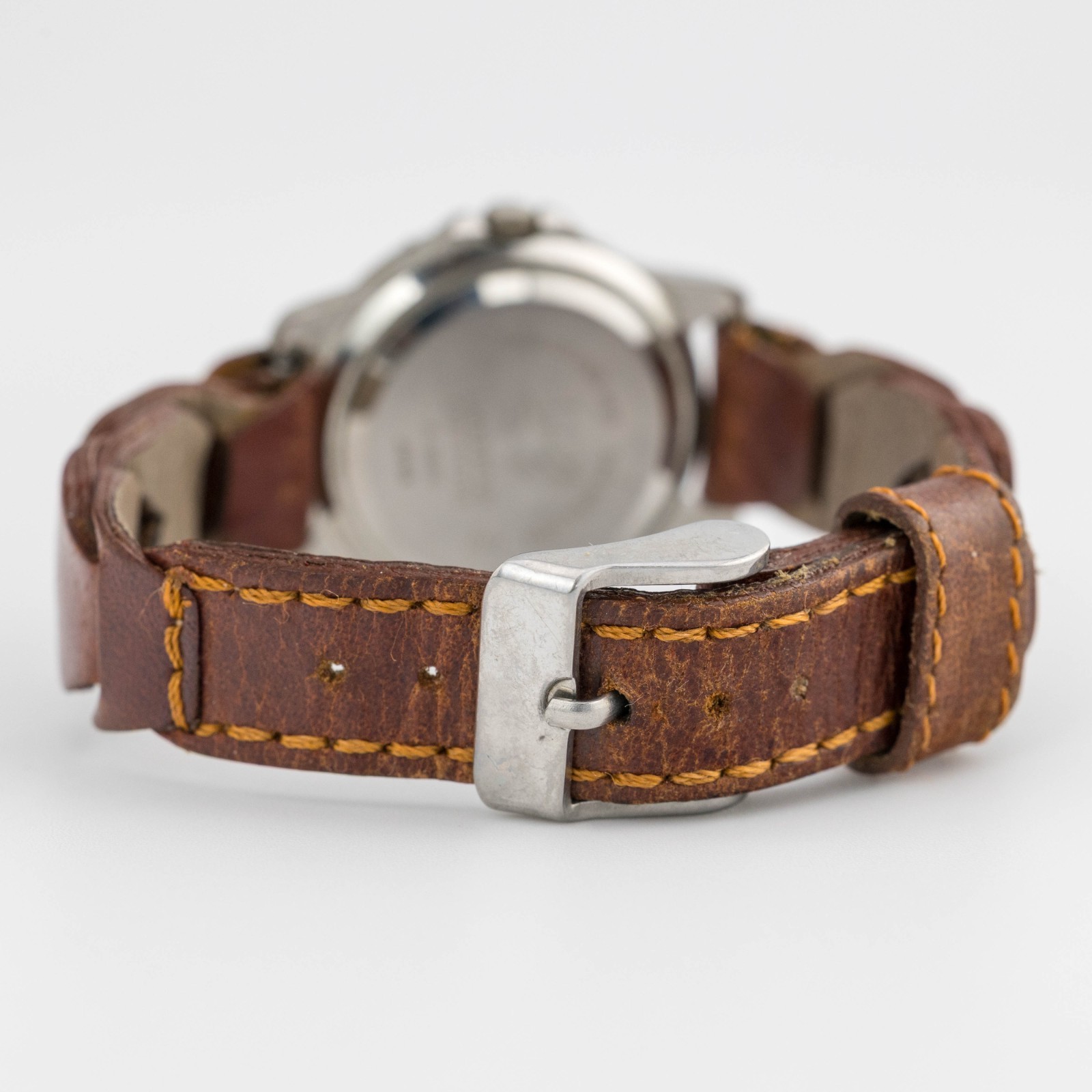 AMERICAN OUTDOOR P-IBDBD Genuine Leather Quartz Analog Women’s Watch New Battery