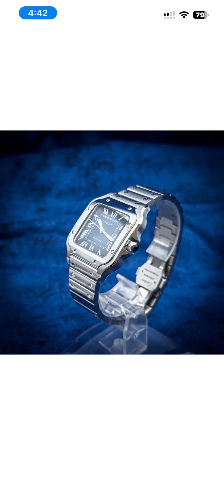 Cartier Santos de Cartier WSSA0063 Medium Blue Dial 2024