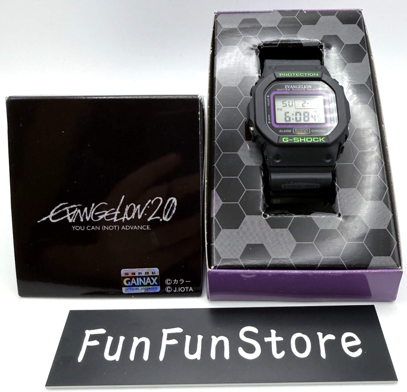 CASIO G-SHOCK DW5600VT Evangelion Unit01 Limited Quartz Watch Ships from Japan