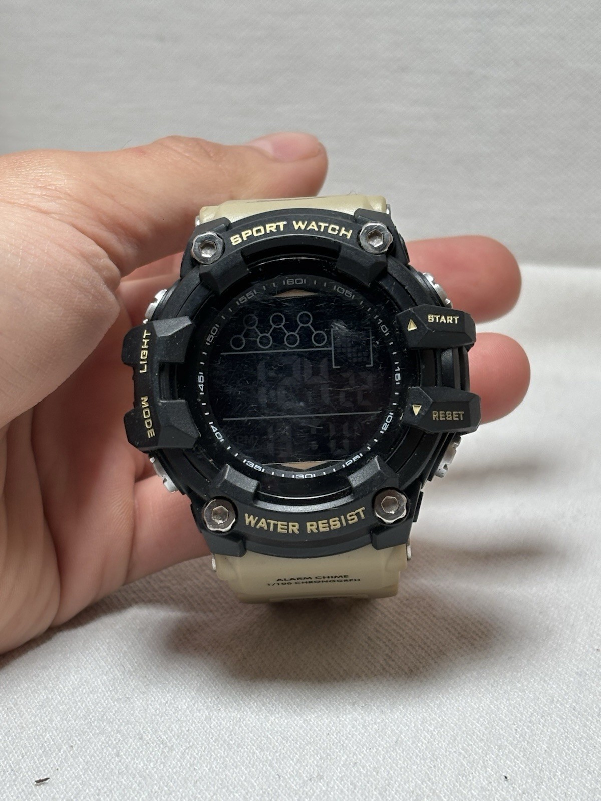 George Men’s Digital Sport Wristwatch with Plastic Strap
