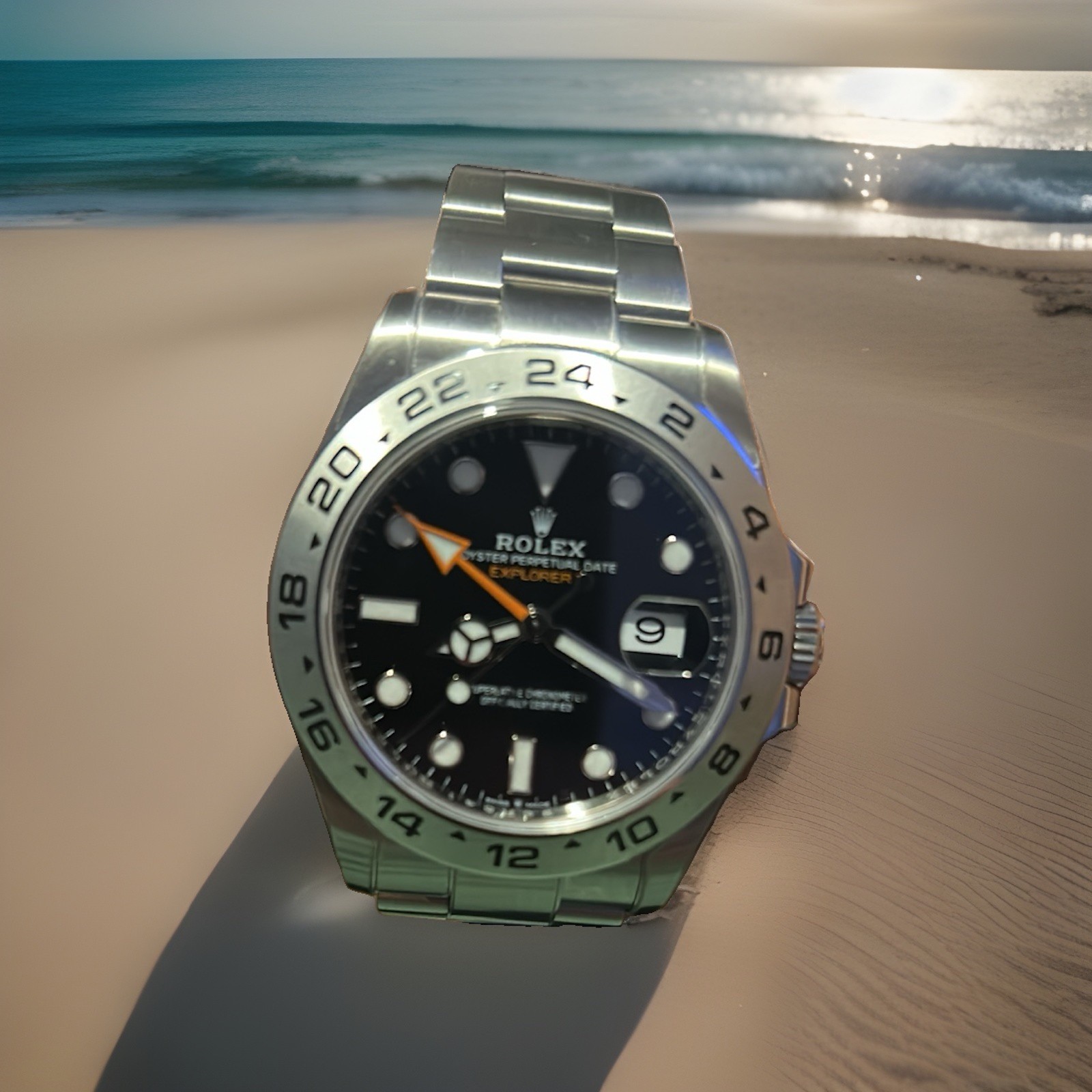 Rolex Explorer II 42mm Black Dial Auto 24-Hour Bezel Box Papers 2022
