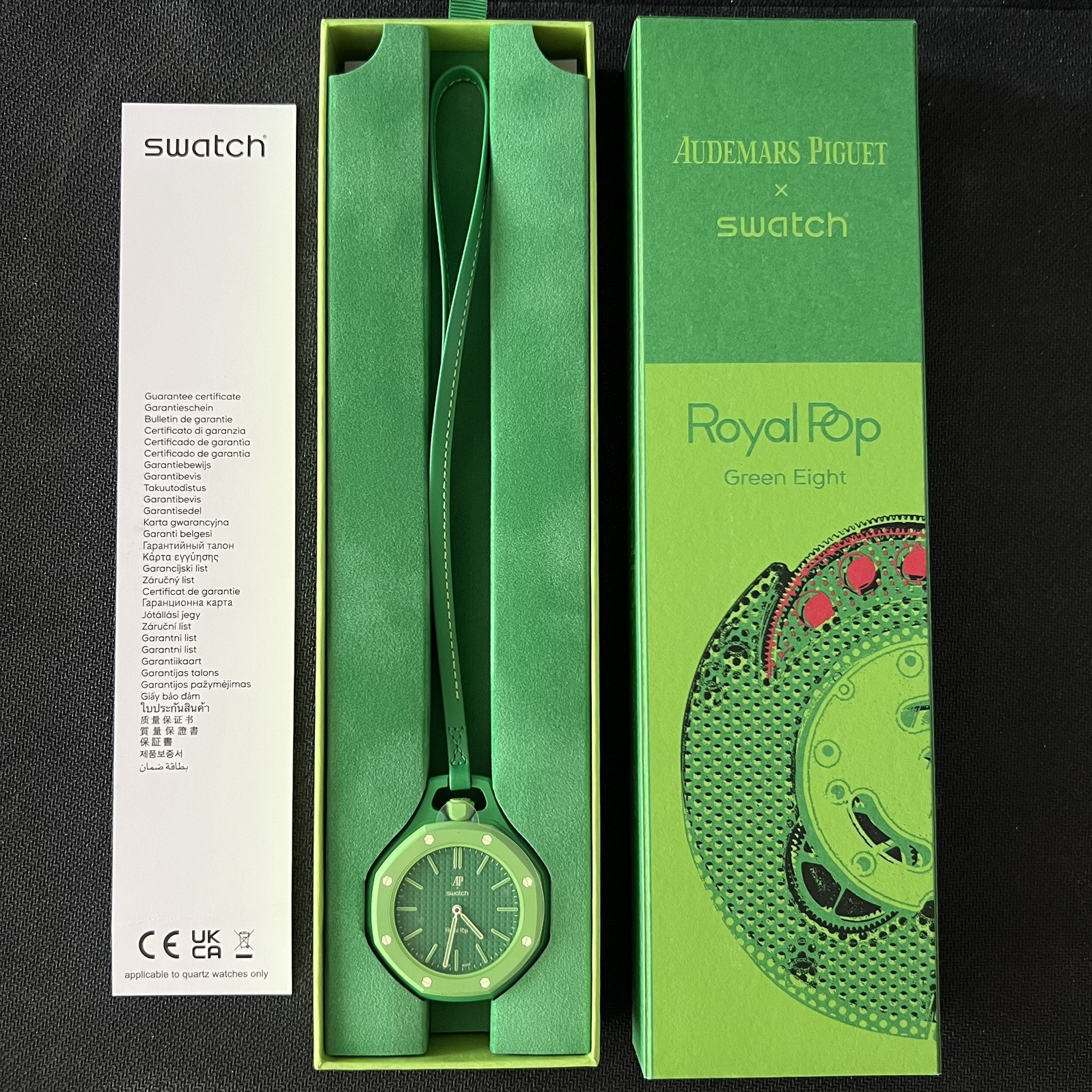Swatch x Audemars Piguet Royal Pop AP Green Eight