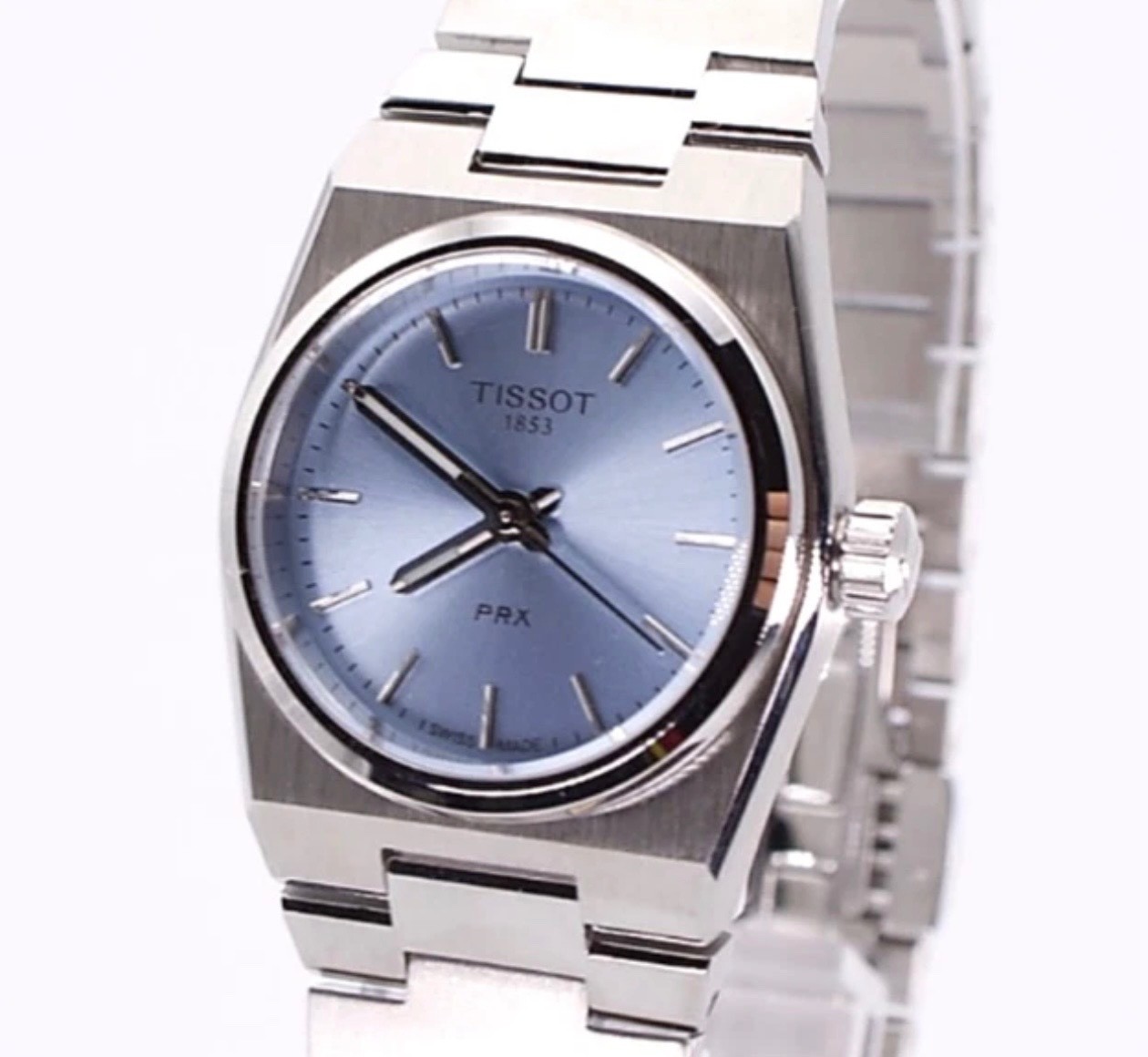 TISSOT PRX 25MM Quartz Blue Dial Stainless Steel Ladies Watch T137.010.11.351.00