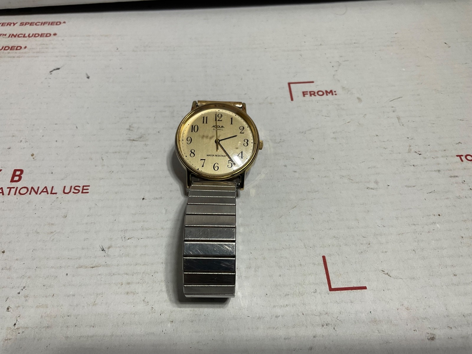 ACQUA Watch Stainless Steel Quartz Face Waterproof CR 2016 Cell Philippines Pull