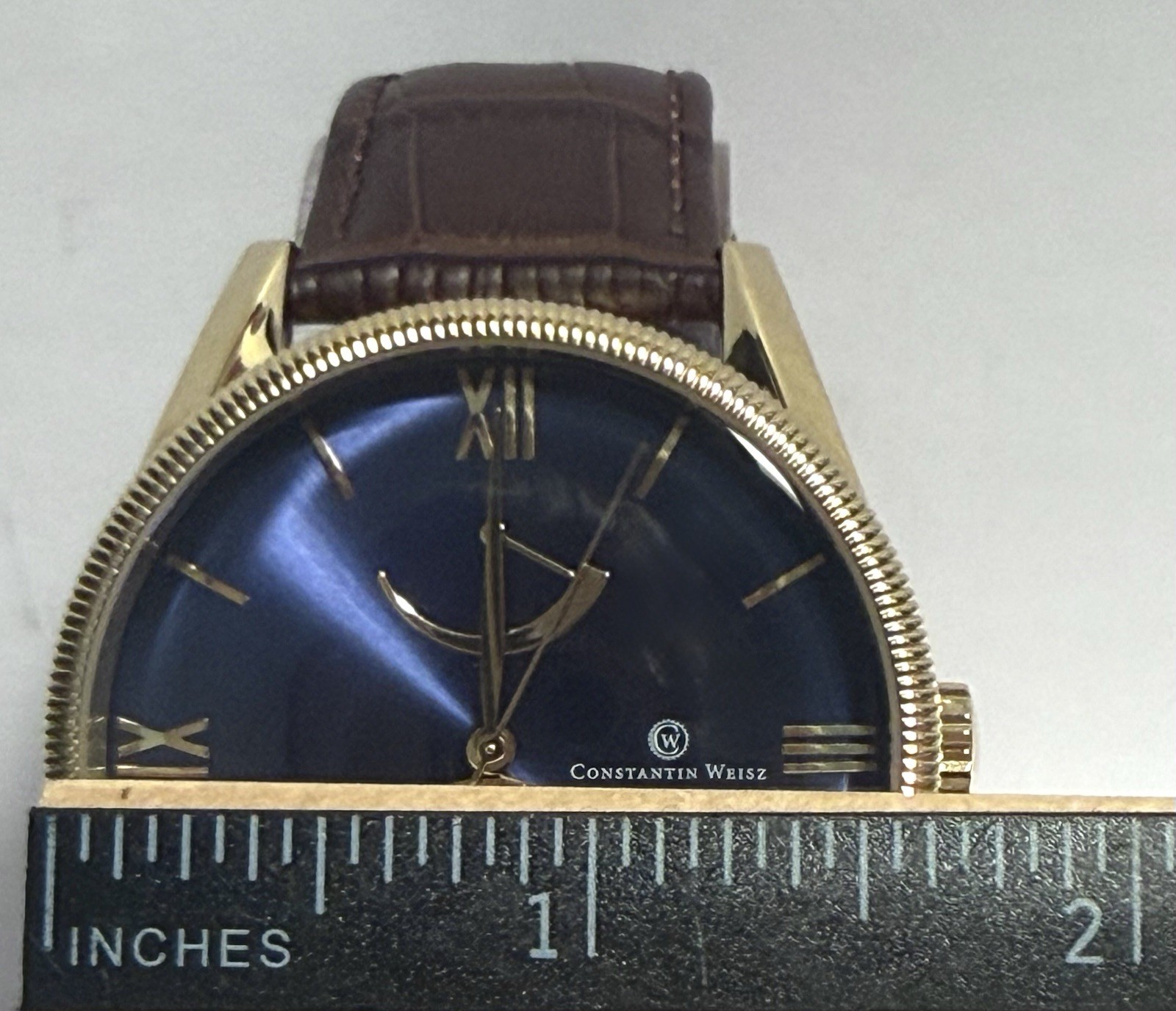 44mm Milled Goldtone Bezel | LE#201/700 | Power Reserve | Constantin Weisz Watch