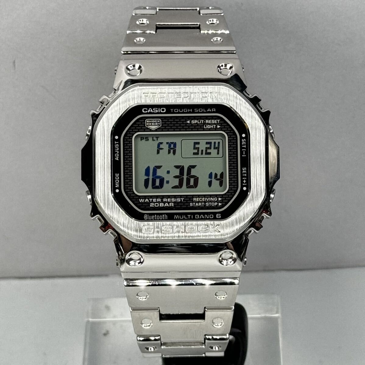 Casio G-SHOCK GMW-B5000D-1JF Radio Solar Watch Silver
