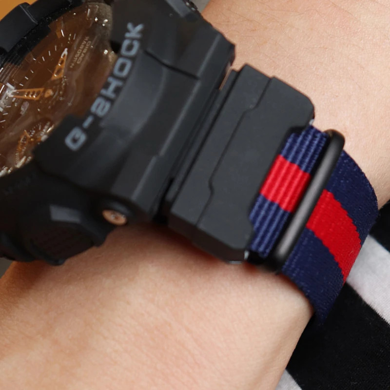 Suitable for Casio G Shock GA 2100 GA 2100-1A1 GA 2100-4A nylon replacement