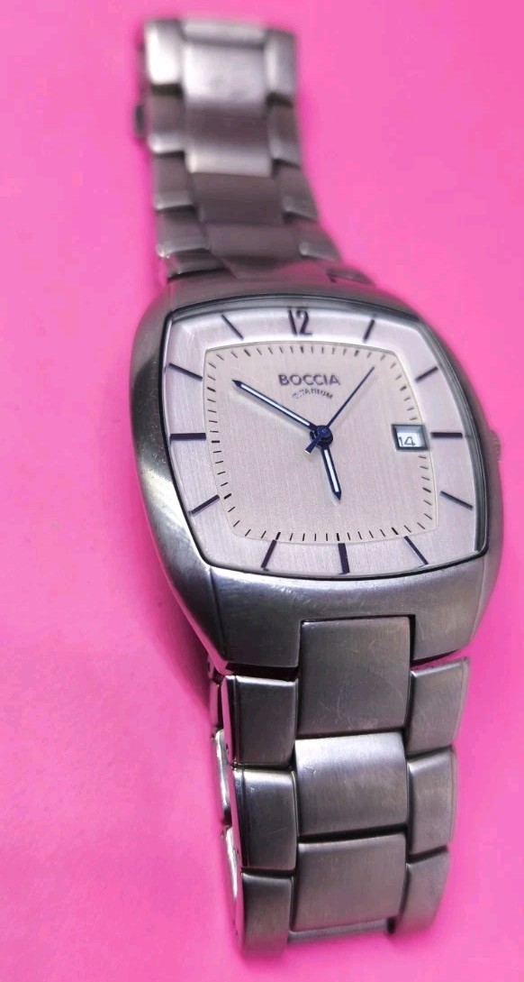 Vintage Boccia Mens Titanium Watch Quartz