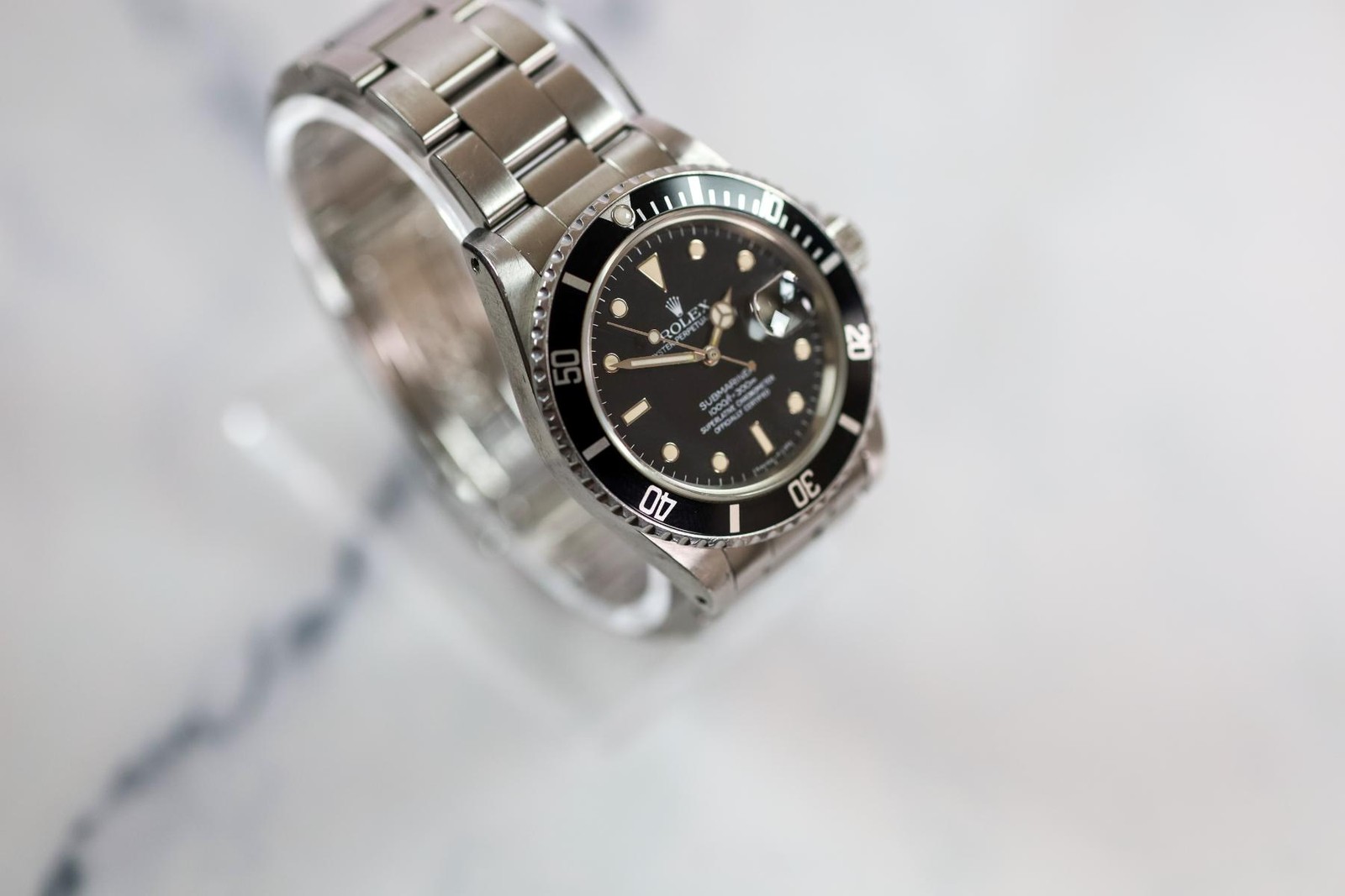 Rolex Submariner Date 16800 1984 Stud Mint Condition Tritium Period Correct