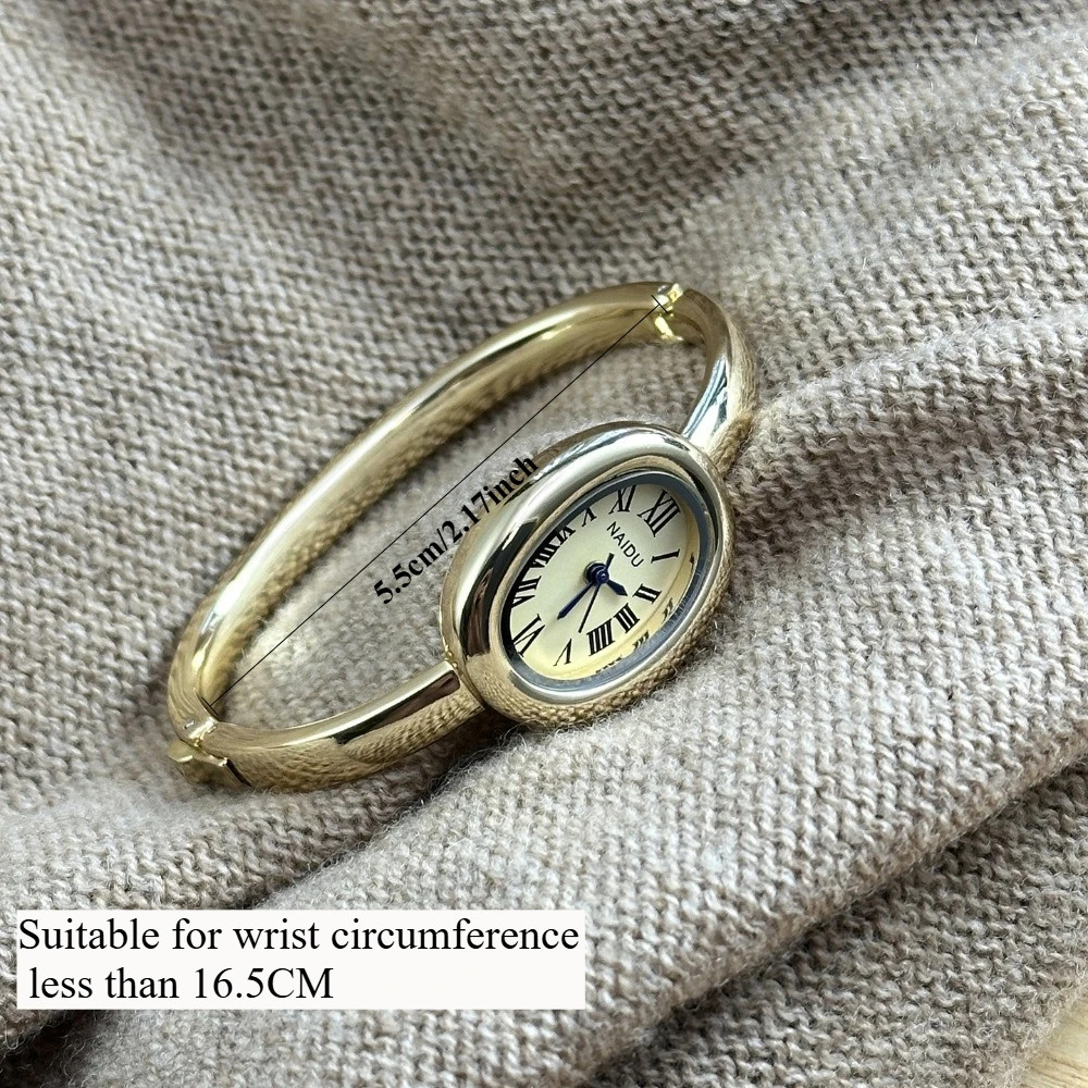 Women Bracelet Watch Stainless Steel Strap Gold Watch Fashion Small Dial