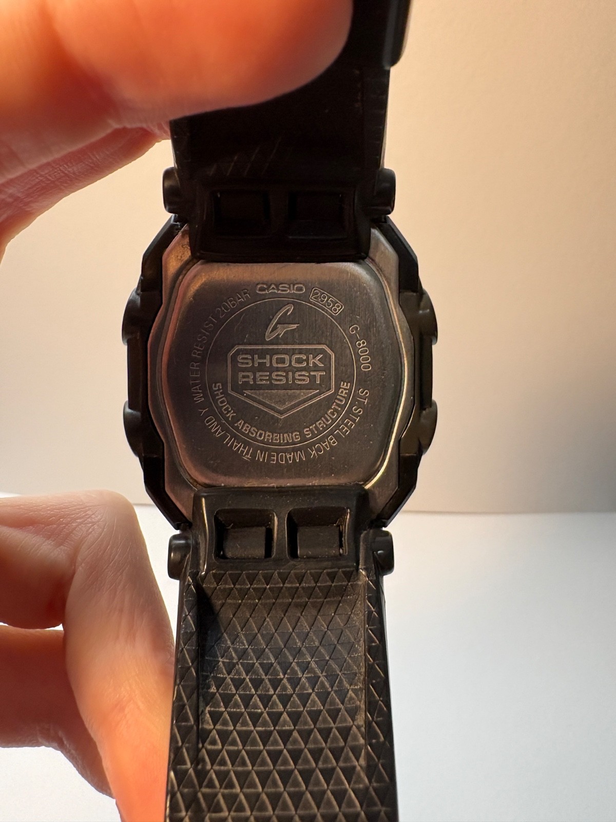 Vintage Casio G-Shock G-8000 “Sniper” – Module 2958 – Retro Futuristic – Rare