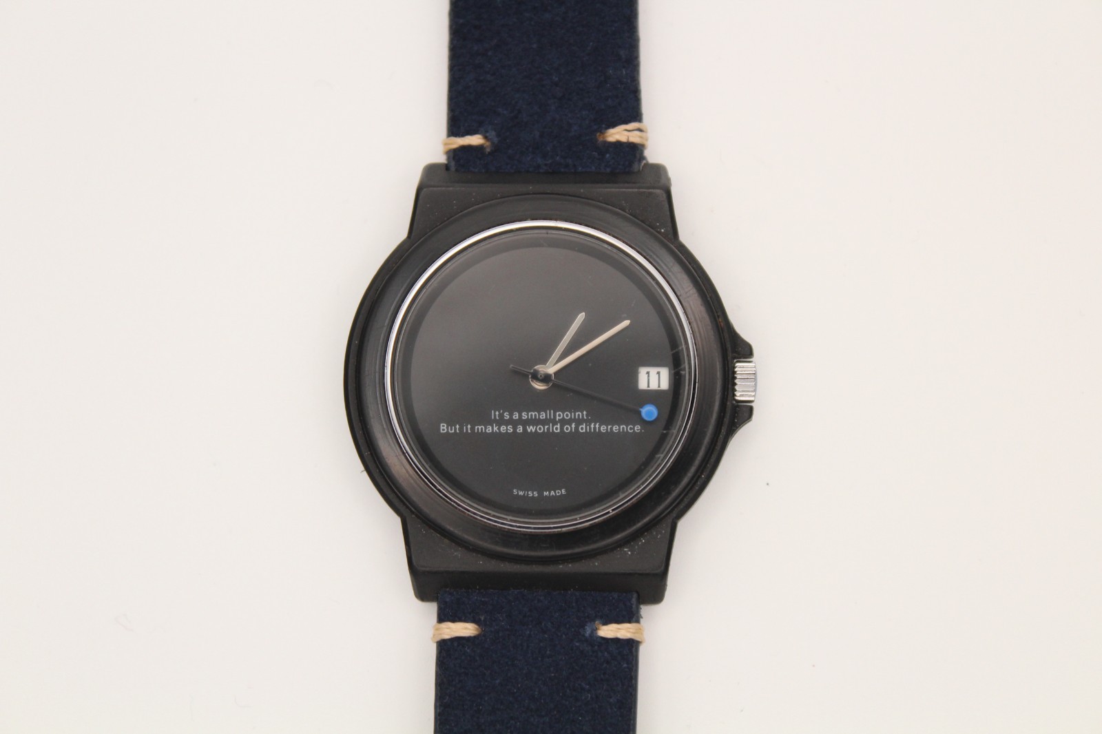 Fortis “It’s a Small Point” Swiss Quartz Watch – Rare Minimalist Design – New Su