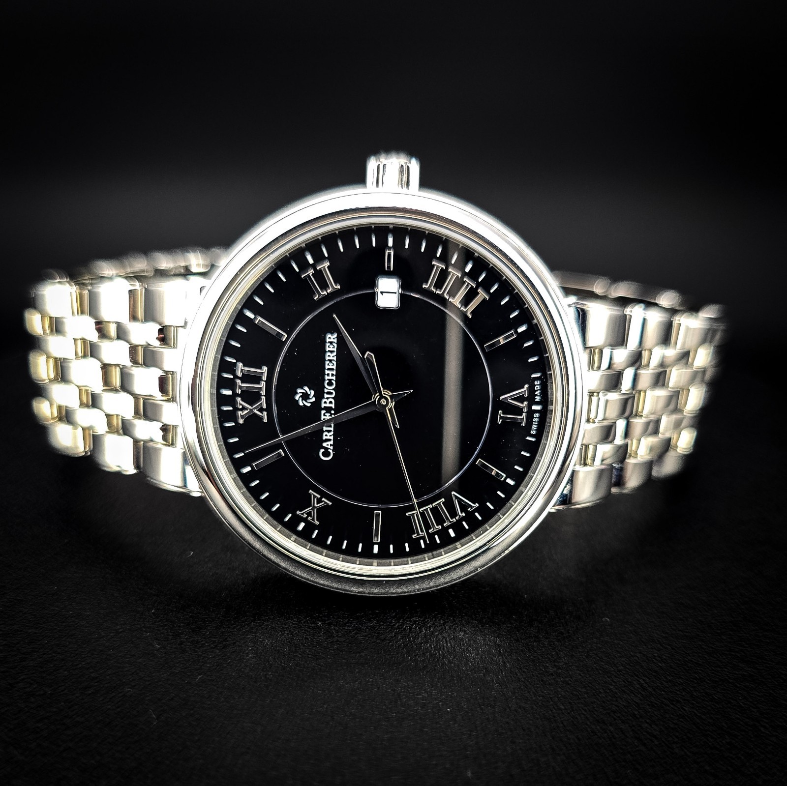 Carl F. Bucherer Adamavi Automatic Black Dial Watch Full Set 00.10314.08.35.21