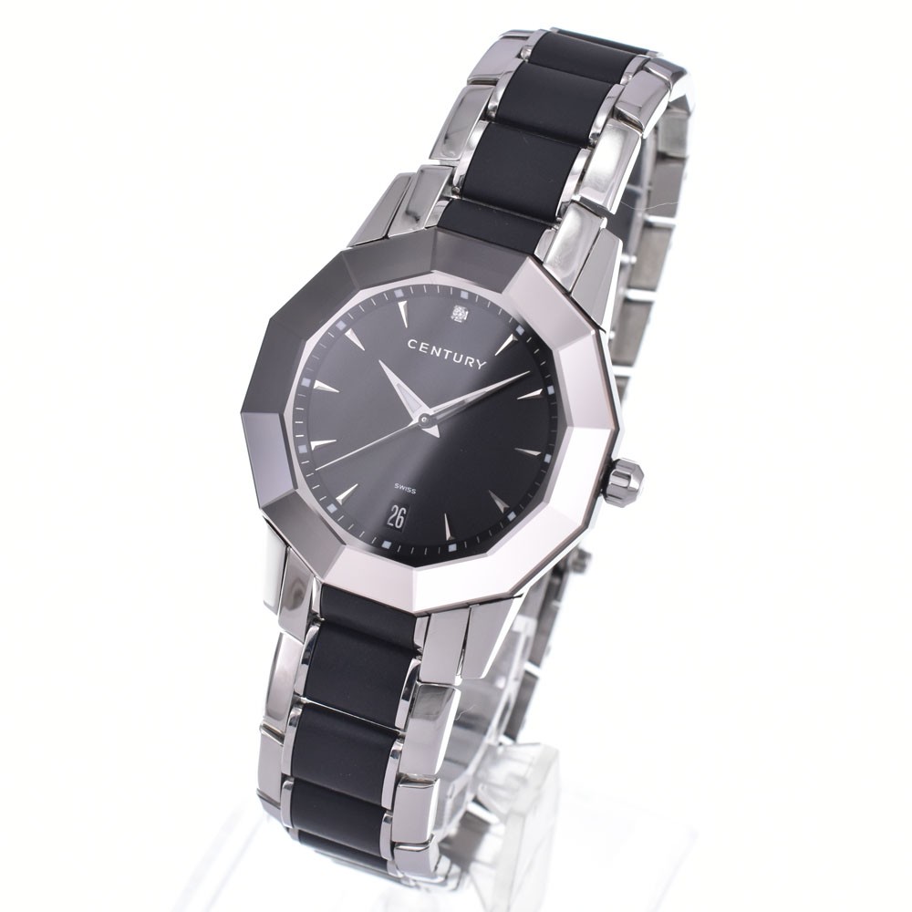 with paper CENTURY Time gem 606.7.X.50I.12.SR 1P Diamond Quartz Ladies J#147890