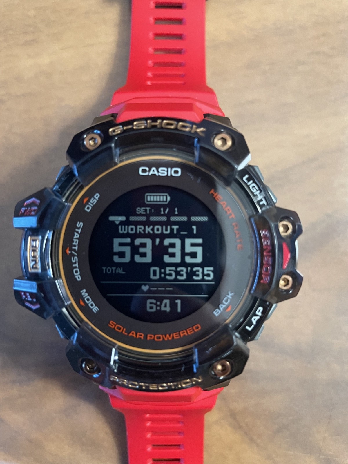 Casio G-Shock G-SQUAD PRO GBD-H1000-4A1JR Limited Edition 56.3mm Blk Resin/Stlss