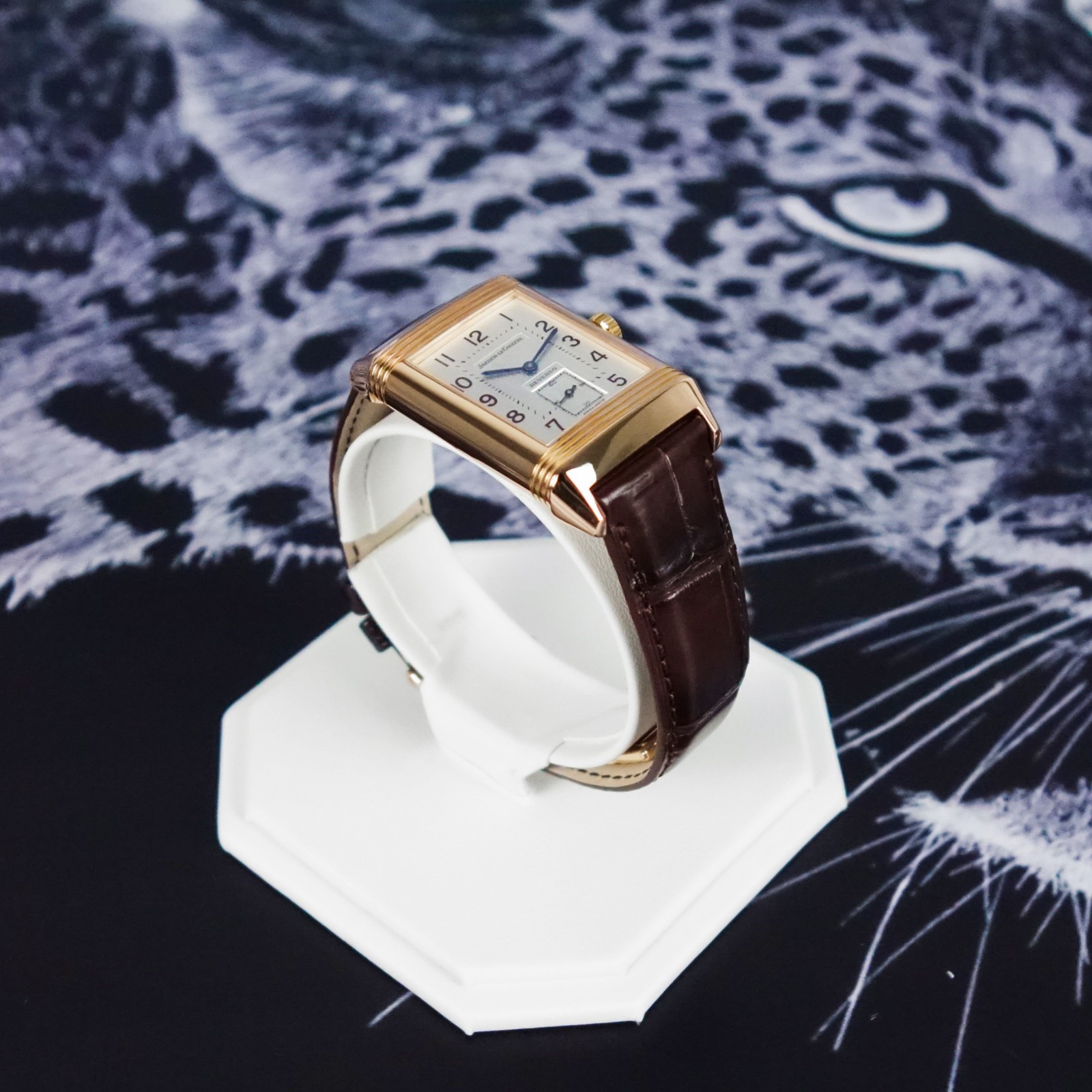 Jaeger LeCoultre Reverso Duo Day and Night Ref. 270.2.54 Rose Gold Box Papers