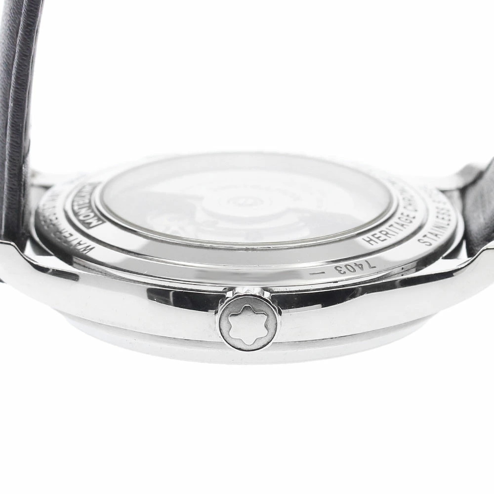 Montblanc 7403 Heritage Chronometry Twin Counter Date Automatic Men’s Navy 40mm