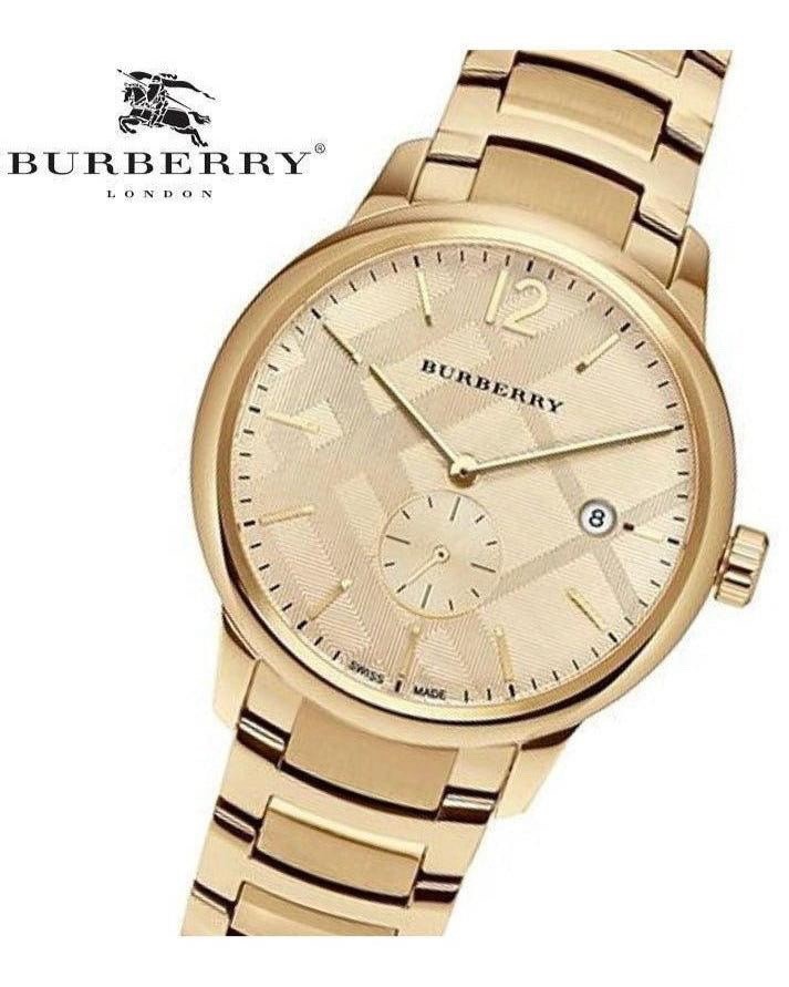 Burberry Men’s Watch The Classic Collection Gold Tone Gold Dial