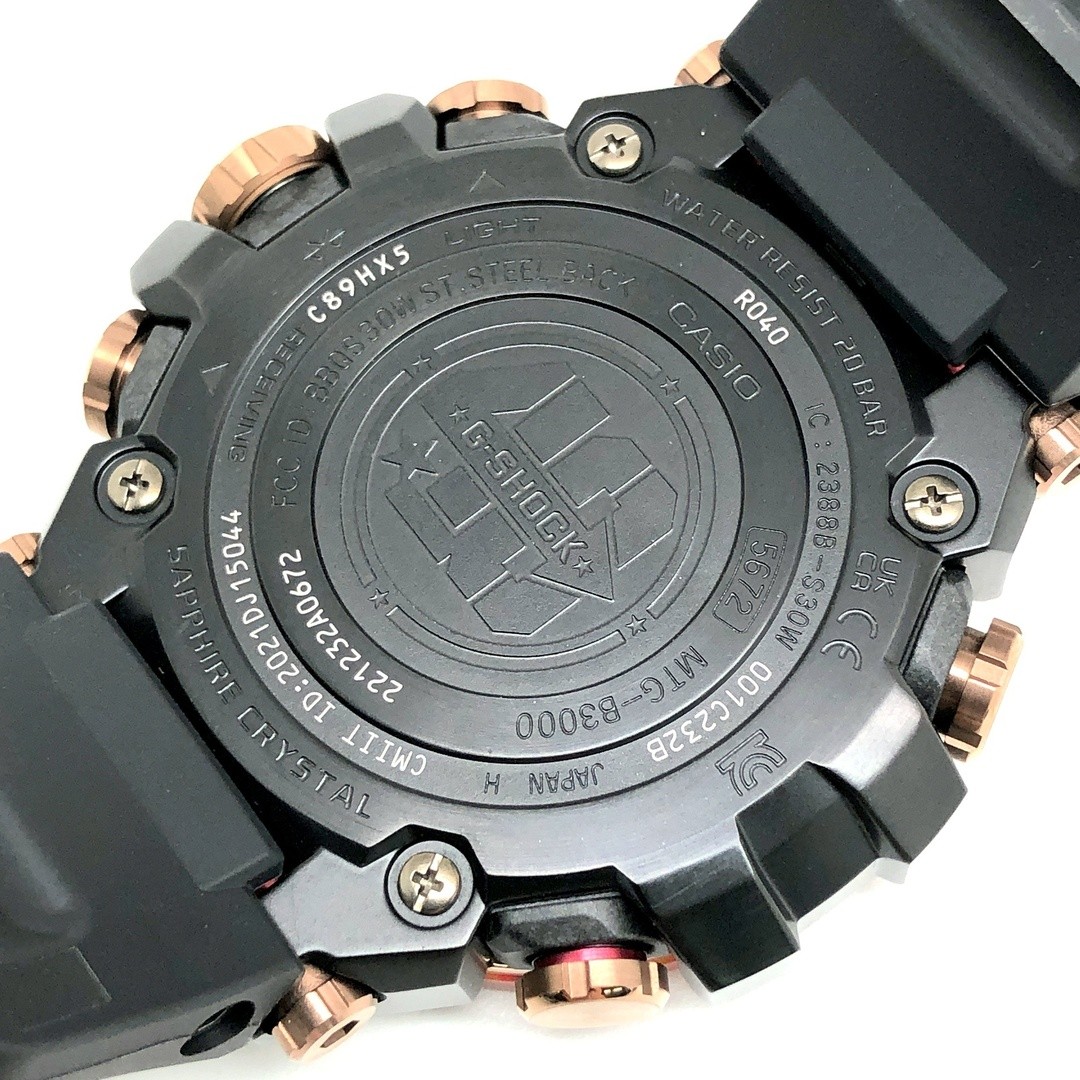 G-Shock MTG B3000FR 1A MT G 40th Anniversary Flare Red Radio Solar Bluetooth Car