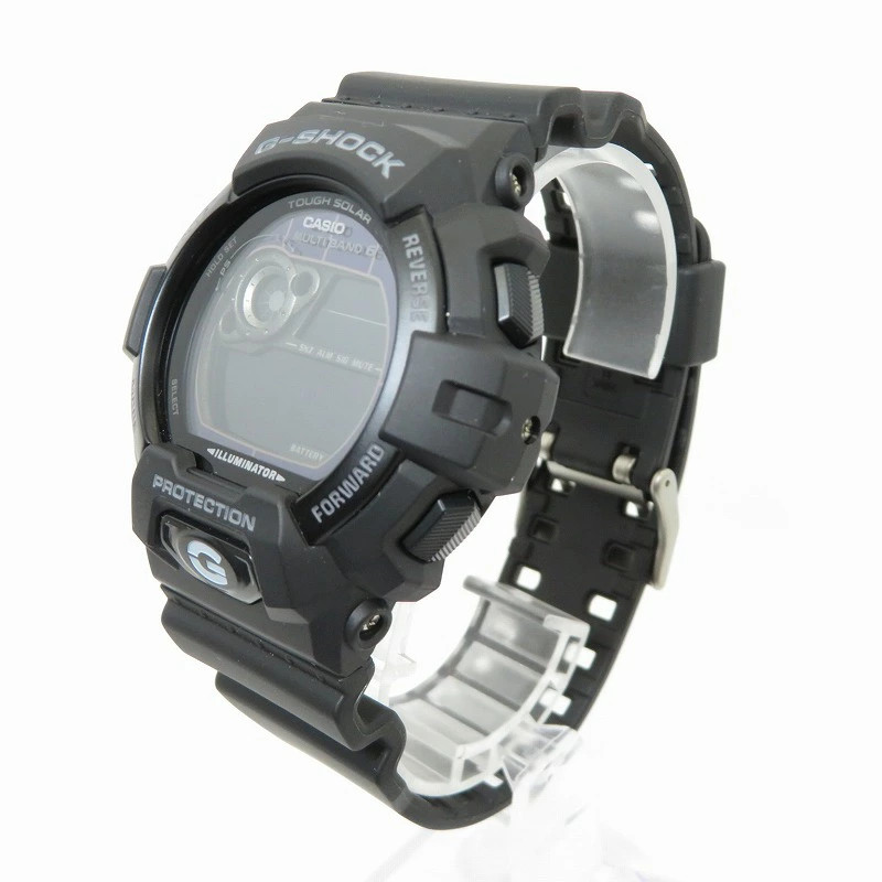 CASIO G-Shock GW-8900A-1JF Black Case Size 5.2cm Unisex Used Watch #7101