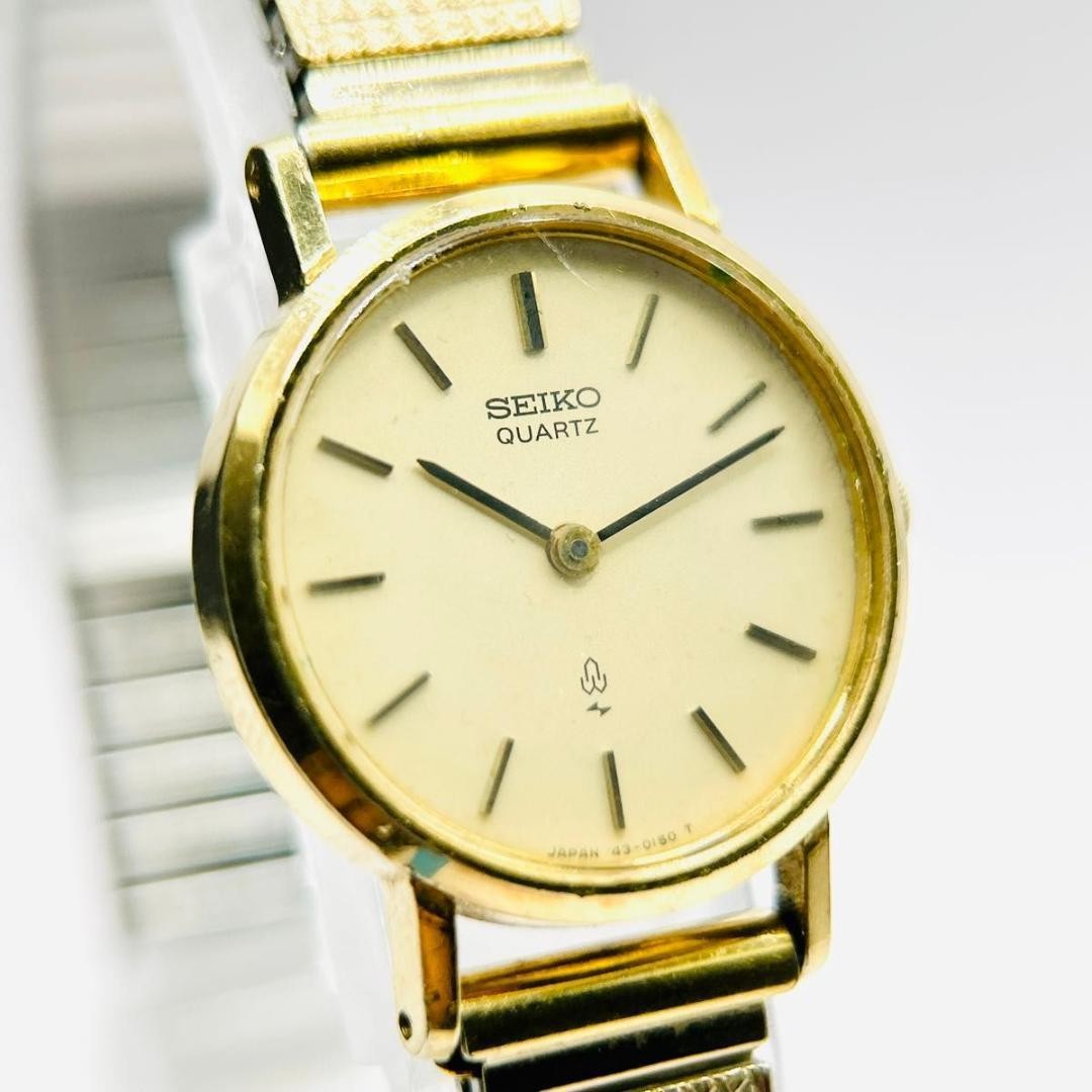 SEIKO 430070 Quartz Watch Ladies Vintage Timepiece Genuine Authentic