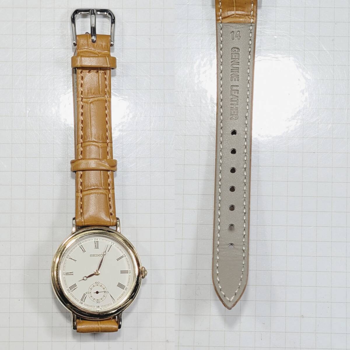 Seiko Small Second Men’s Watch Working Q 86