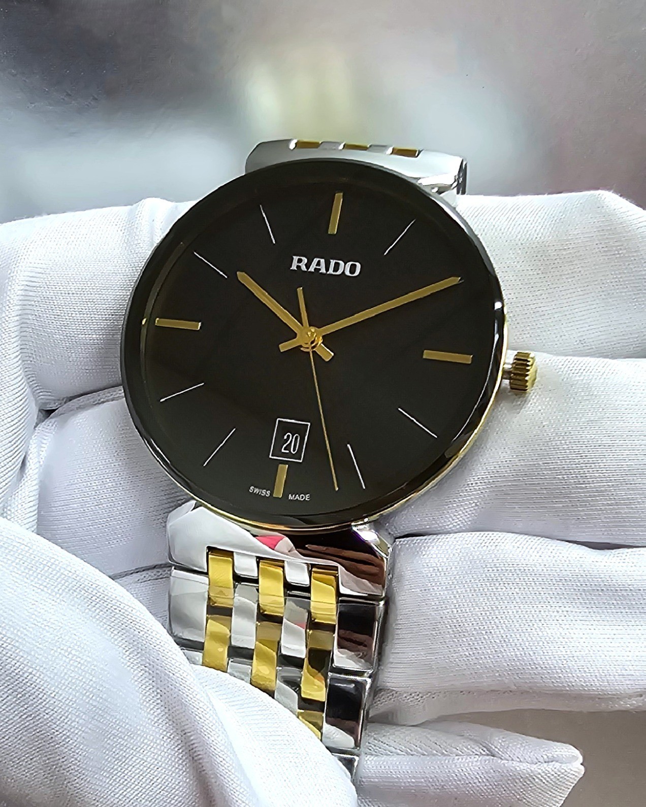 Rado Florence Quartz 38mm Black Dial Two-Toned Men’s Watch R48912153