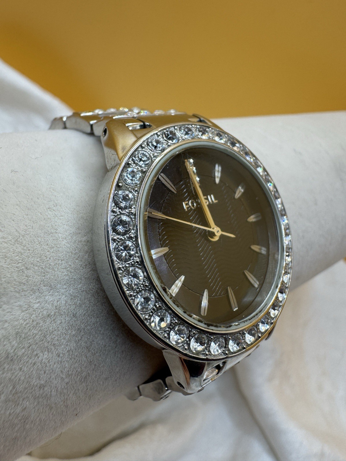 Fossil Jesse ES 2130 Watch New Battery Great Condition